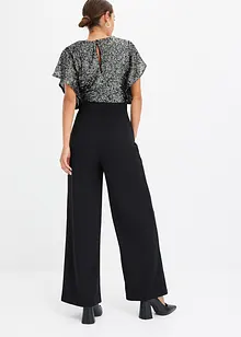 Jumpsuit met pailletten, bonprix