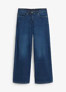 Stretch jeans met extra wijde pijpen en comfortband, bonprix