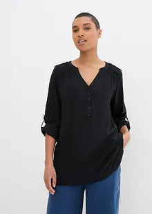 Tuniek met V-hals, lange mouw, bonprix