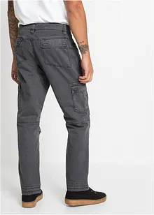 Relaxed fit cargo broek van puur katoen, straight, bonprix