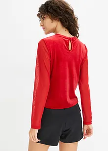 Longsleeve met mesh, bonprix