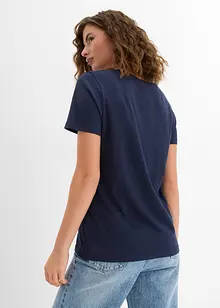 T-shirt met knoopsluiting, bonprix