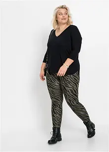 Shirt met 3/4 mouwen in een mix van viscose en elastan, bonprix