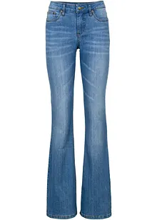 Comfort stretch jeans, bootcut, mid waist, bonprix