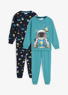 Jongens pyjama van biologisch katoen (4-dlg. set), bonprix