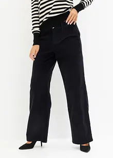 Wijde corduroy stretch broek, bonprix