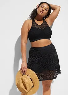 Bralette bikinitop met kant, bonprix