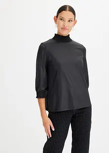 Imitatieleren look longsleeve, bonprix