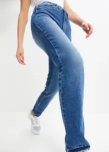 Straight jeans met high waist, low stretch, bonprix