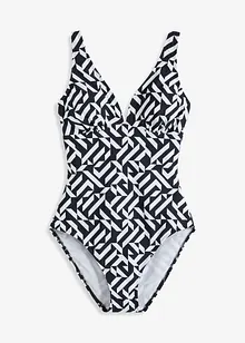 Corrigerend badpak met V-hals, licht corrigerend, bonprix