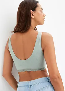 Bustier met biologisch katoen (set van 2), bonprix