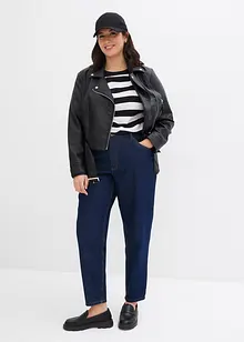 Mom jeans high waist, cropped, bonprix