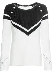 Trui met knopen, bonprix