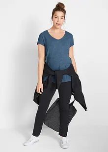 Basic zwangerschapsshirt met biologisch katoen (set van 2), bonprix