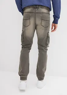 Slim fit cargo instapjeans, straight, bonprix