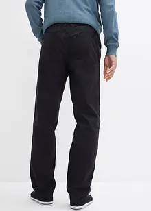 Regular fit instapbroek van katoen, straight (set van 2), bonprix