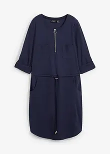 Knielange shirtjurk van dik katoen, bonprix
