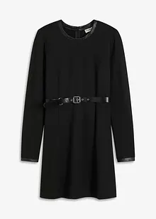 Mini jurk met spijkerriem, bonprix