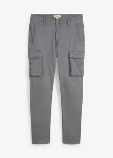 Cargo broek straight regular fit met puur katoen, bonprix