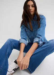 High waist stretch jeans, bootcut, bonprix