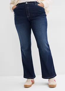 High waist stretch jeans, bootcut, bonprix