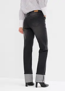 Straight jeans, mid waist, comfortabele band, bonprix