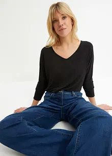 Oversized shirt van soepelvallend viscose, bonprix