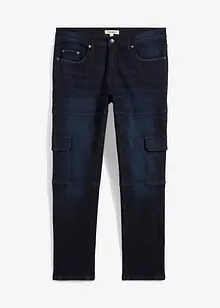 Slim fit cargo stretch jeans, straight, bonprix