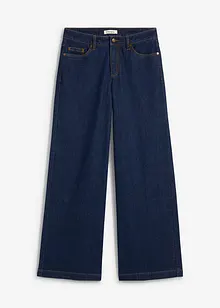 Wide leg jeans, mid waist, full length, bonprix