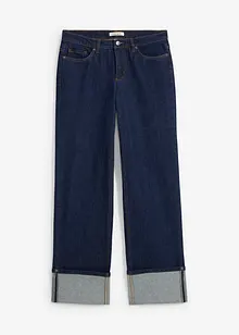 Straight jeans mid waist, full length, bonprix