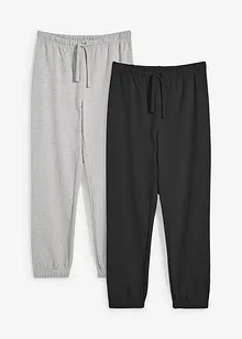 Sweatpants van puur biologisch katoen (set van 2), bonprix