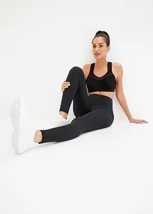 Comfort sportlegging met mesh en telefoonzak, bonprix