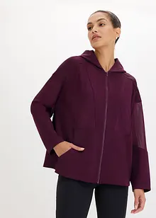Oversized sportjas met transparant mesh, bonprix