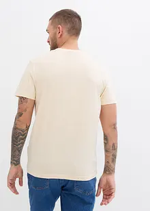 Henley shirt van biologisch katoen (set van 3), bonprix