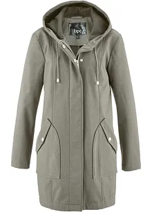 Softshell parka met capuchon, bonprix