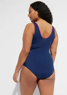 Sportbadpak met inzetstukken in contrastkleur, bonprix