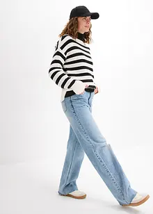 Boxy trui in ajour, bonprix