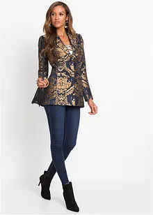 Blazer van glanzend jacquard, bonprix
