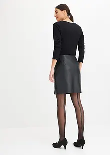 Maillot met hartjes aan de achterkant met gerecycled polyamide 30den, bonprix