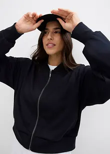 Oversized bomber met viscose, bonprix