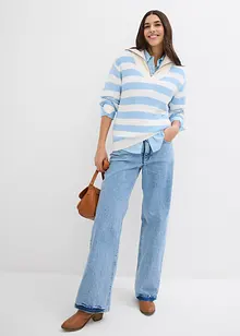 Wide leg jeans, mid waist, bonprix