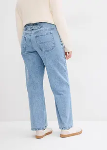 Wide leg jeans, mid waist, bonprix