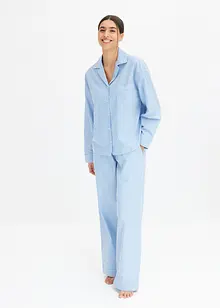 Oversized pyjama met knoopsluiting, bonprix