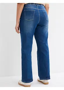 Straight stretch jeans mid waist, bonprix