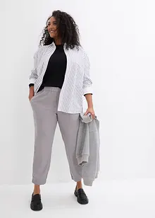 Chino van viscosemix met een comfortabele tailleband, bonprix