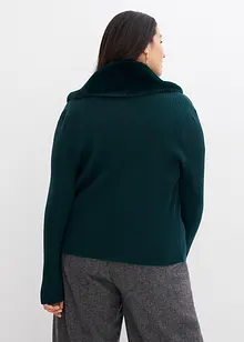 Vest met imitatiebont, bonprix