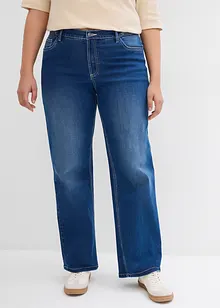 Straight stretch jeans mid waist, bonprix