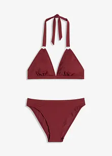 Halter bikini (2-dlg. set) met gerecycled polyamide, bonprix