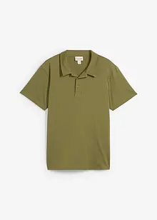 Poloshirt met resortkraag van biologisch katoen, korte mouw, bonprix