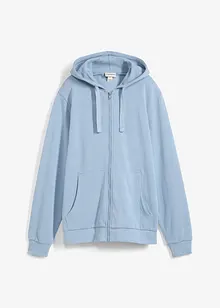 Sweater met capuchon en ritssluiting, bonprix